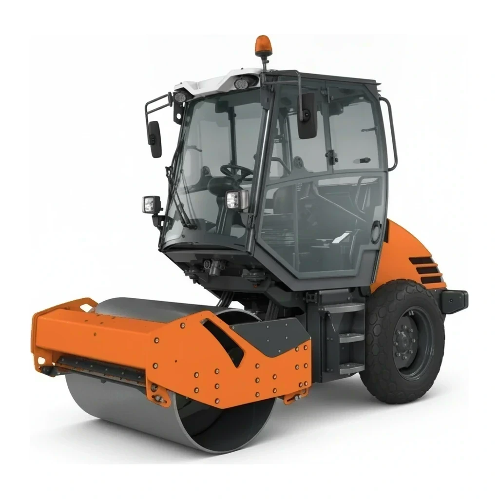 Smooth Drum Soil Compactor
