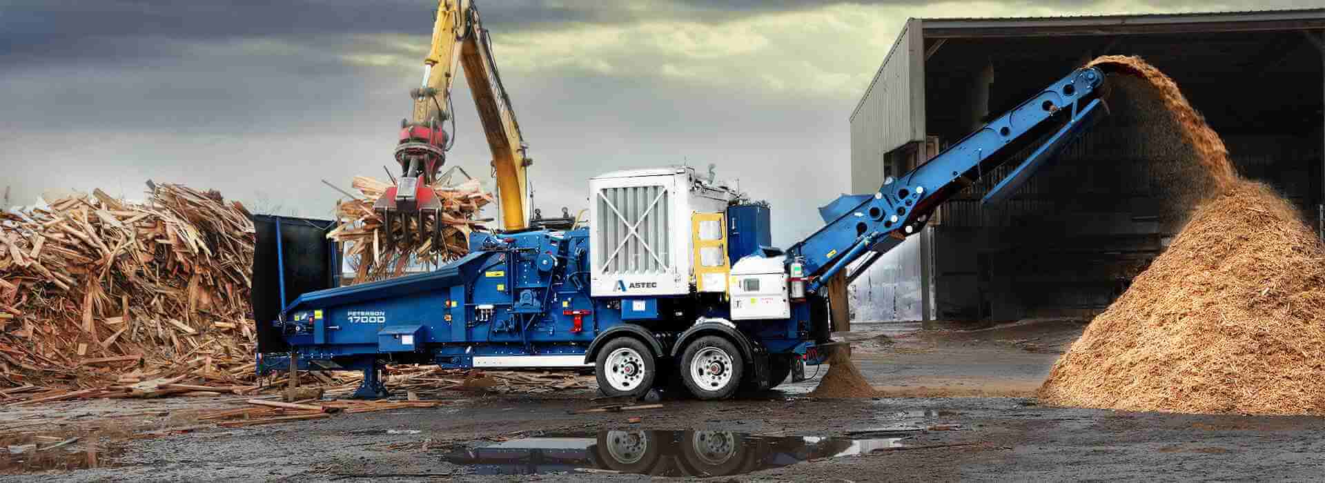 Astec Peterson 1700D Horizontal Grinder