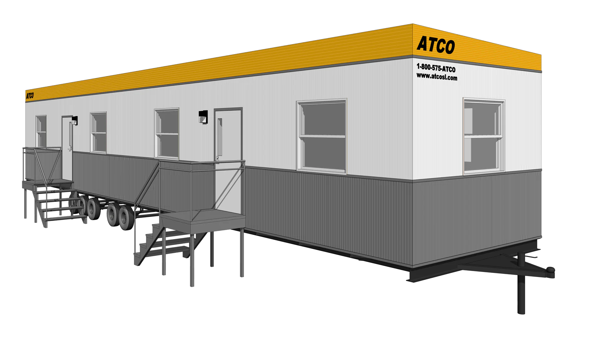 Atco Structures Mobile Office Trailer 12x60 Double Office
