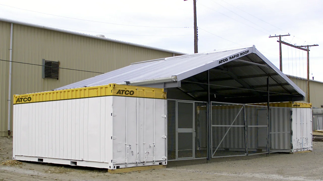 Atco Structures Rapid Structures Fold-A-Way Building