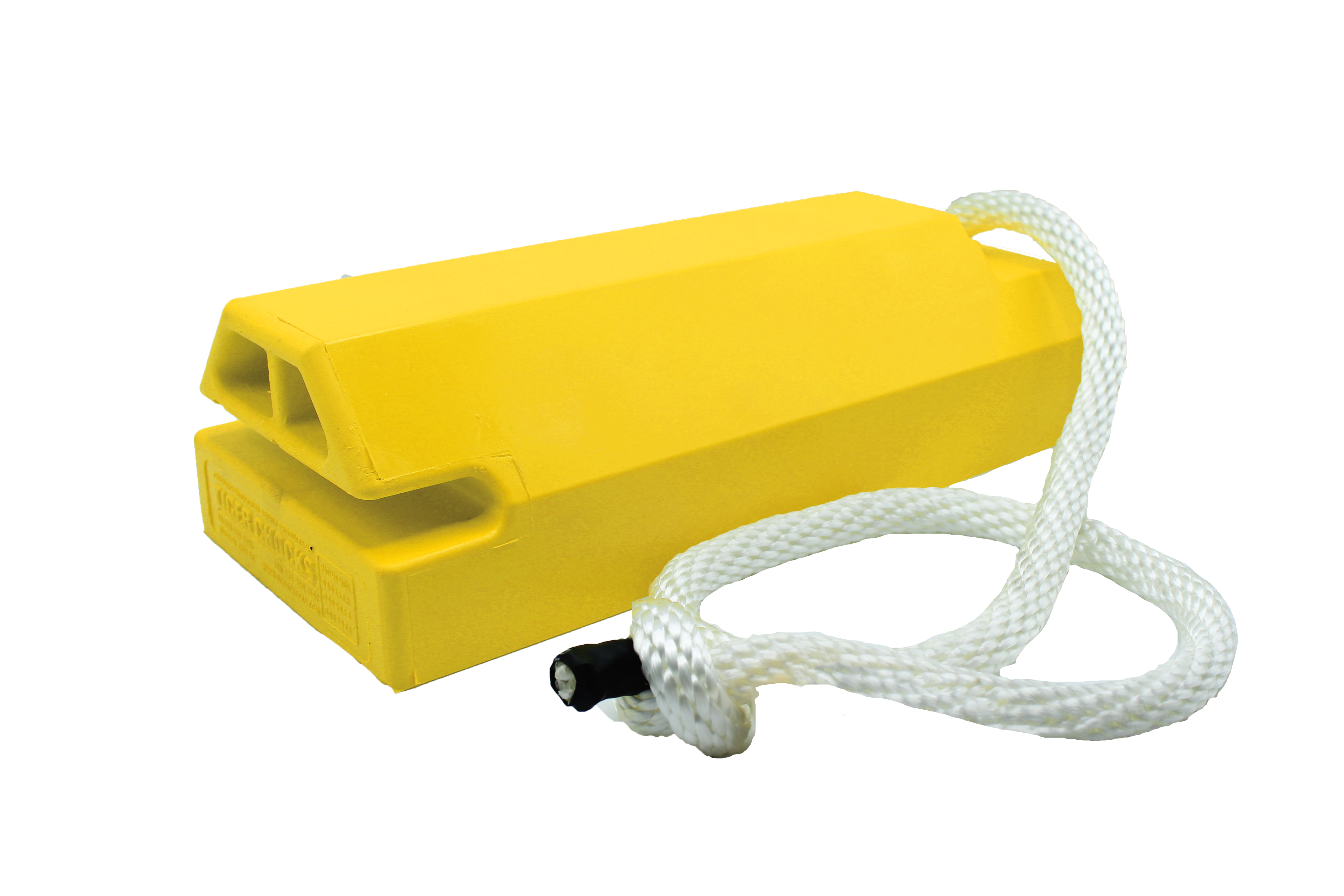Checkers Industrial AC6820-LR Aviation Wheel Chock with Locking Rope