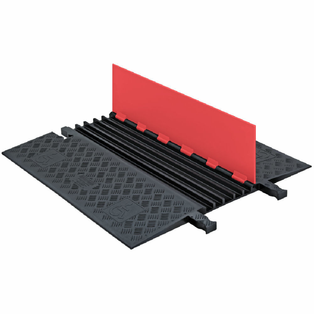 Checkers Industrial Guard Dog GD5X75 5-Channel Low-Profile ADA Cable Protector