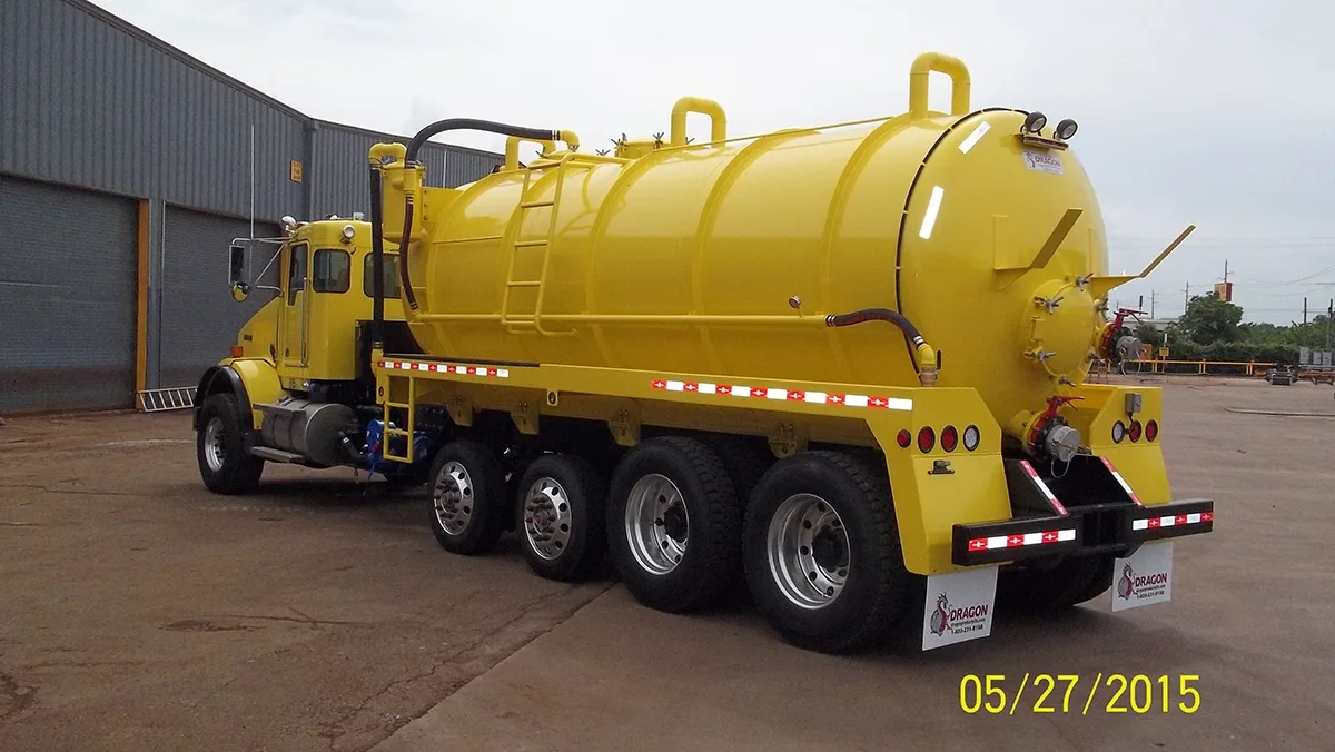 Dragon Products 110 BBL Bob Tail Trailer Carbon Steel