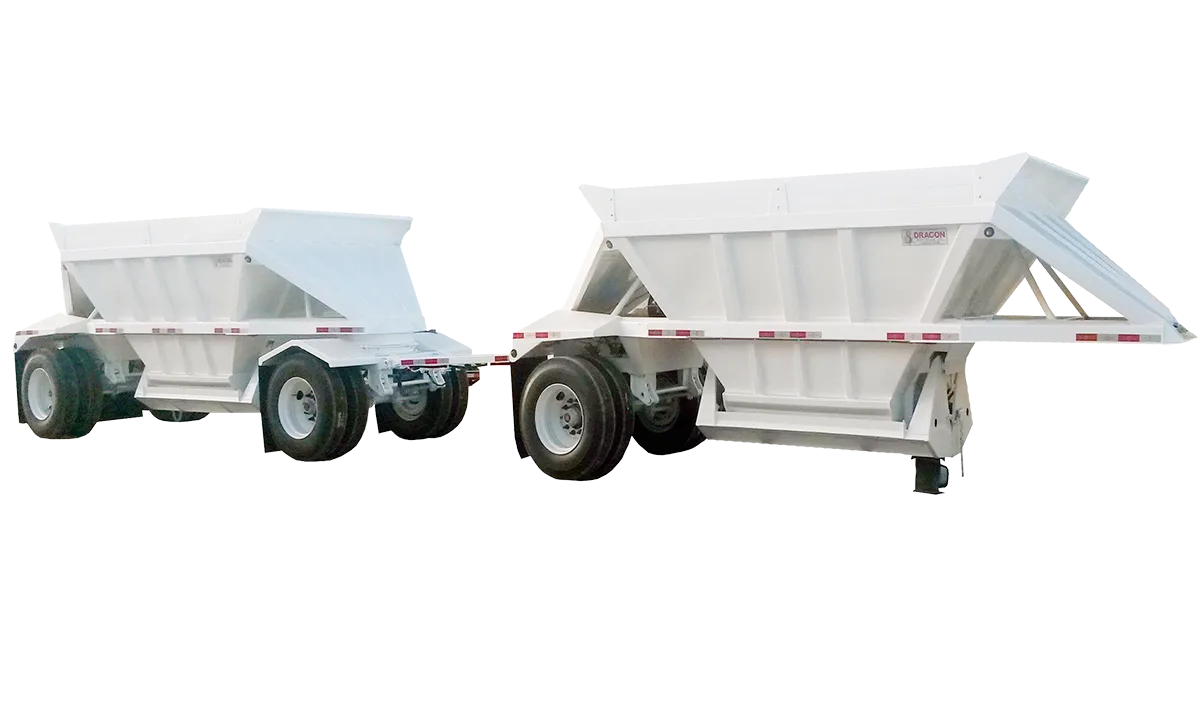 Dragon Products RANCO Steel Mini Bottom Dump Trailer