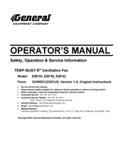 General Equipment TEMP-BUST-R EBF30
