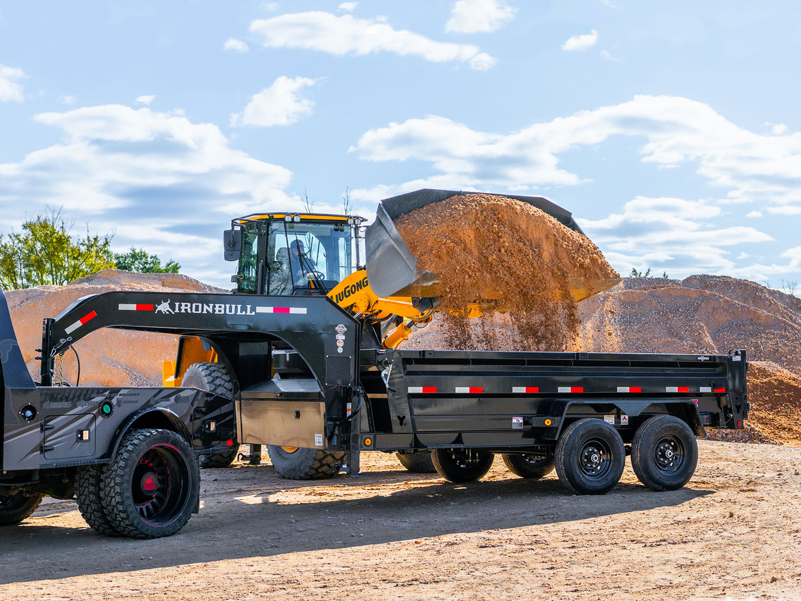 Iron Bull DTG14 I-Beam Gooseneck Dump