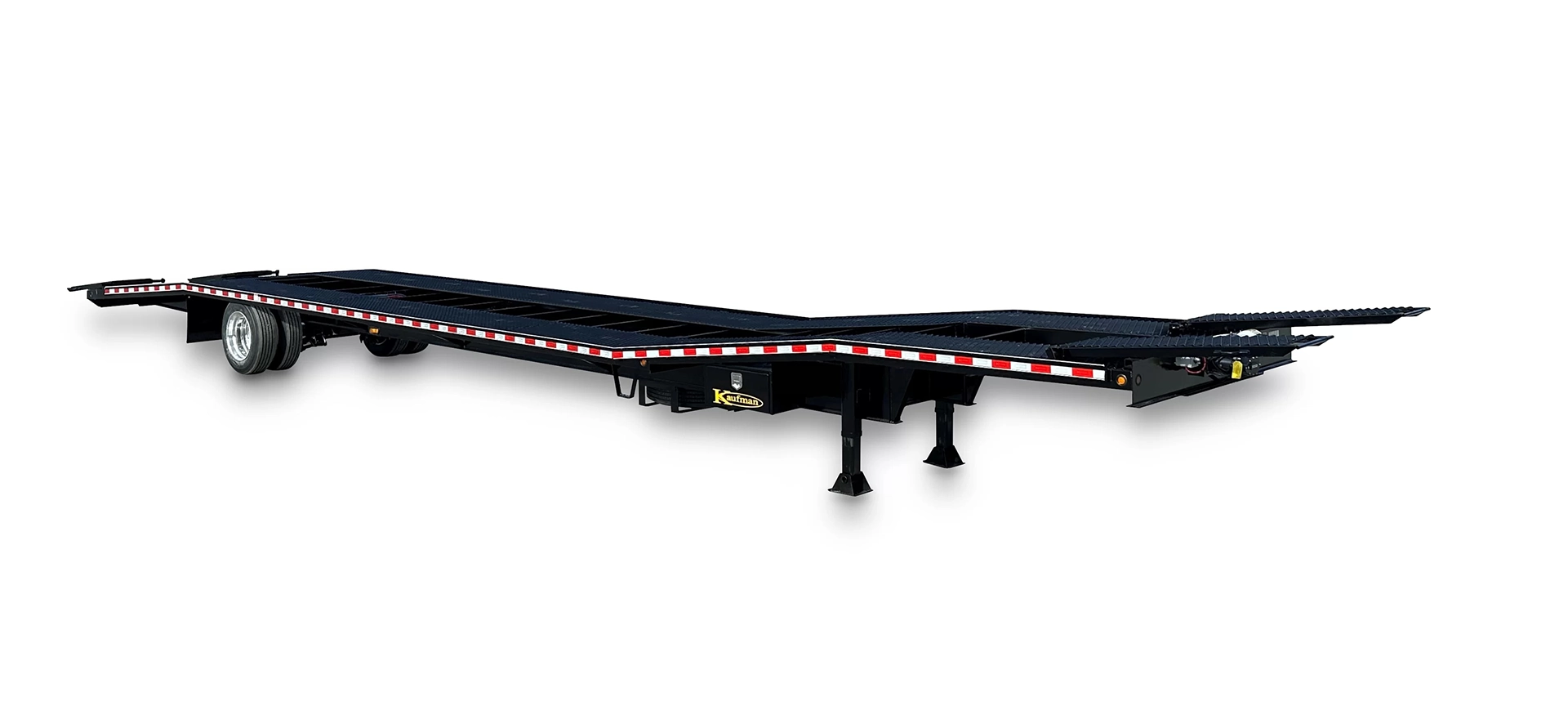 Kaufman Trailers 25000 GVWR Air Brake 53 ft Low-Profile 4-Car Trailer