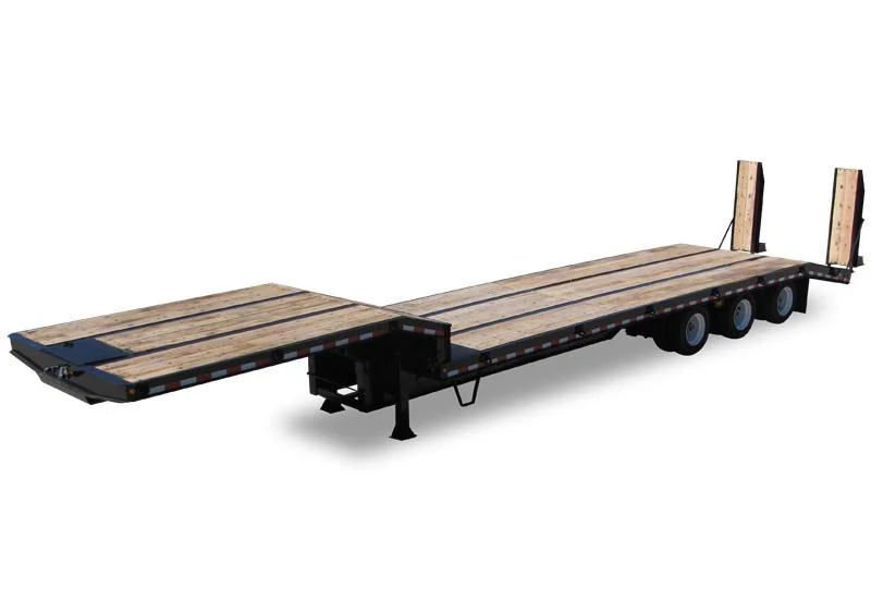Kaufman Trailers Deluxe Drop Deck Flatbed Trailer- 55000 GVWR / 39.5 ft.