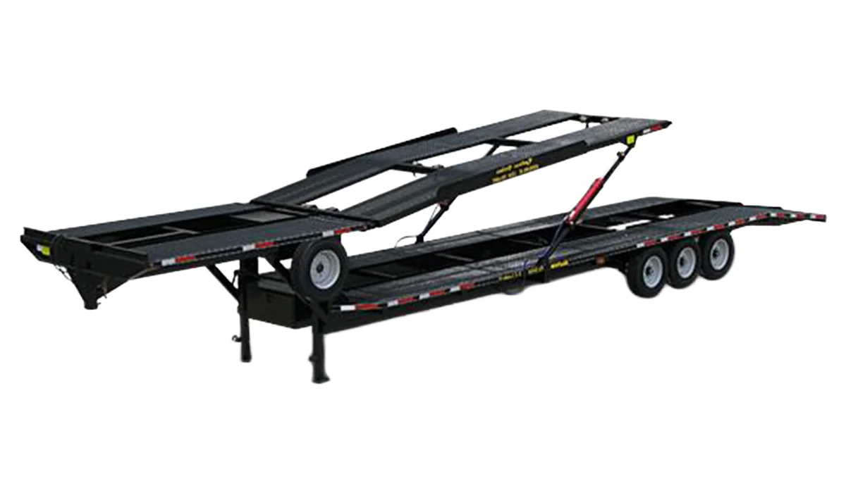 Kaufman Trailers Double Deck EZ 4 Car Hauler Trailer- 25000 GVWR / 47 ft.