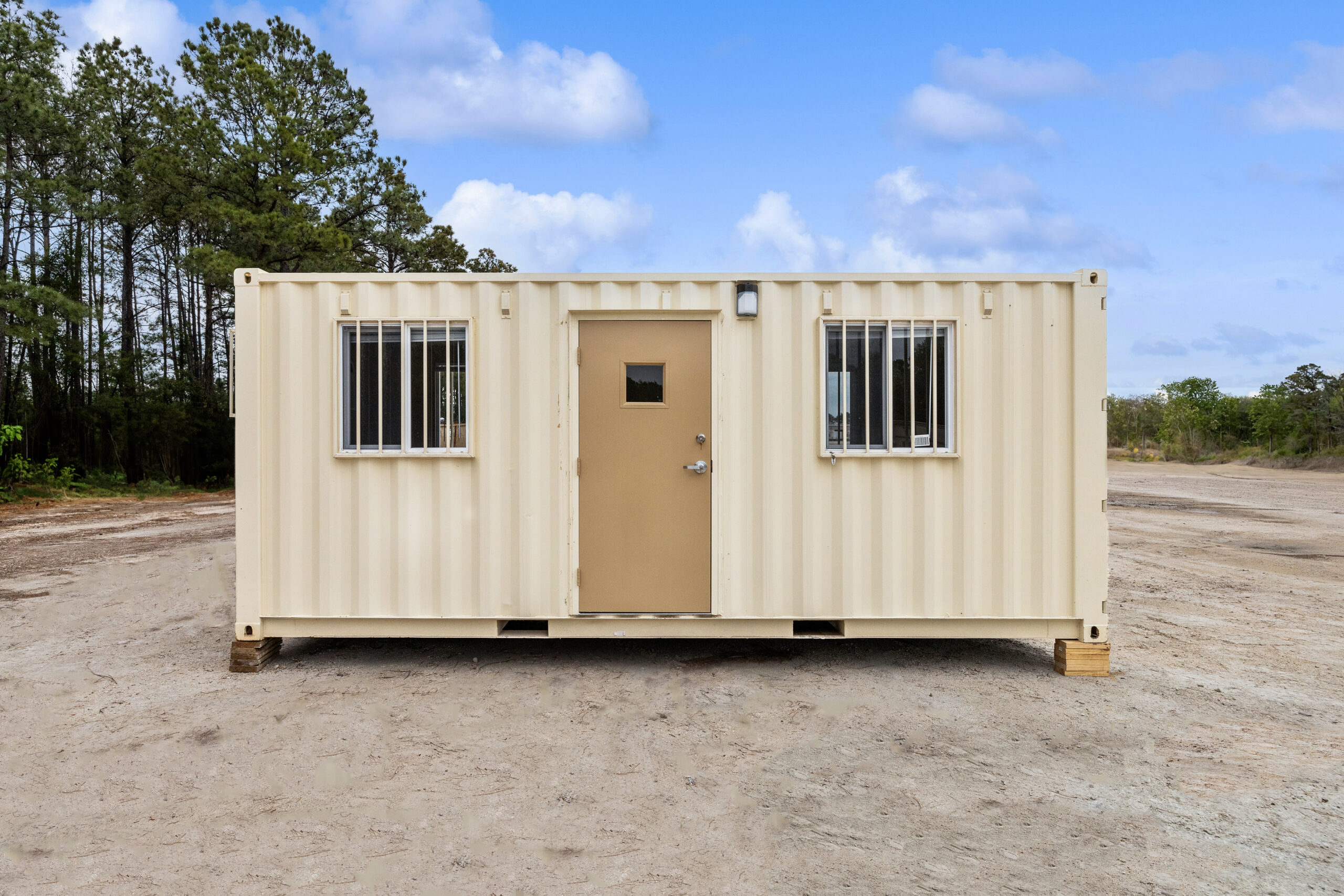 Satellite Shelters 8x20 Ground Level Office