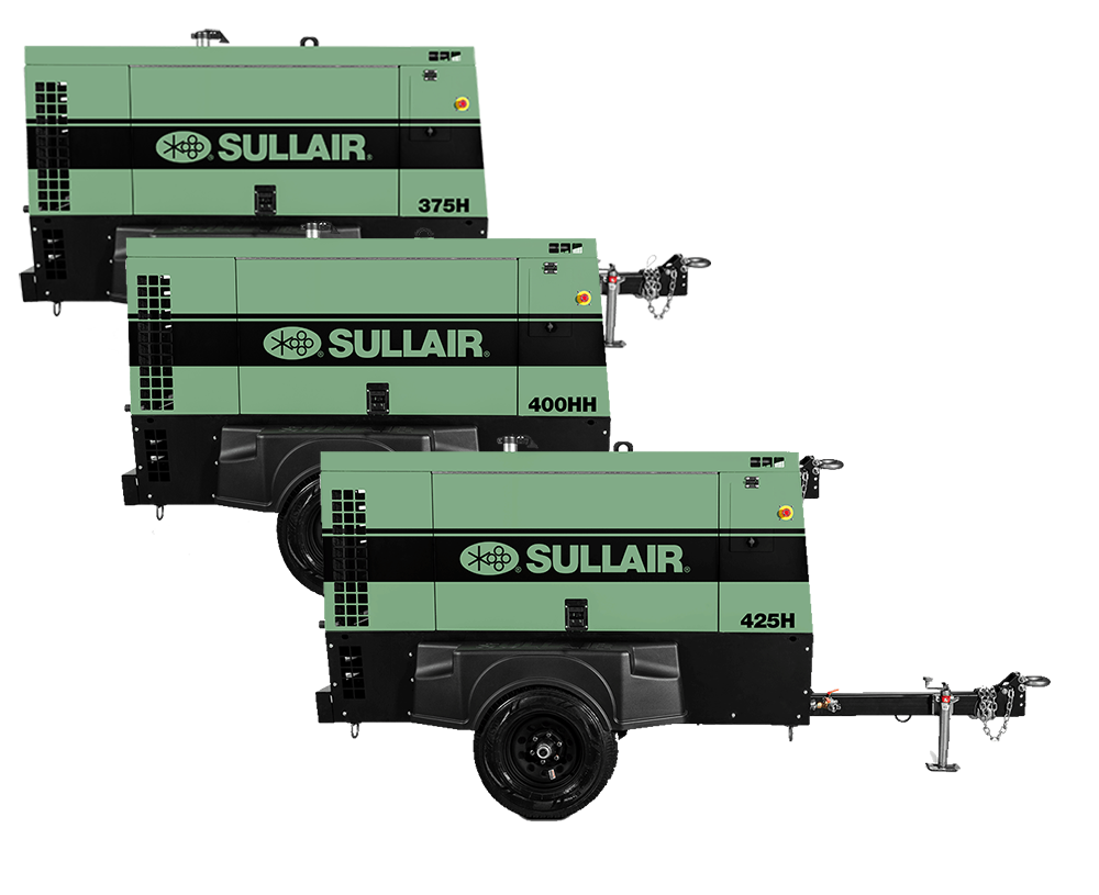 Sullair 375 Series T4F Portable Diesel Compressors