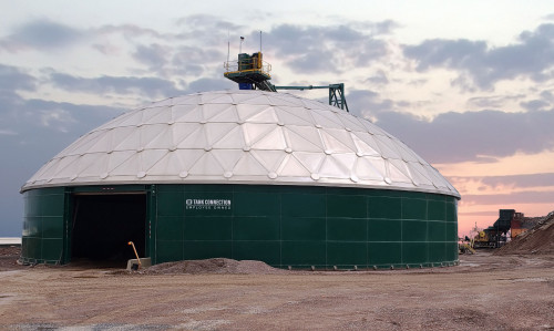 Tank Connection Bolted RTP Dry Bulk Storage Tank