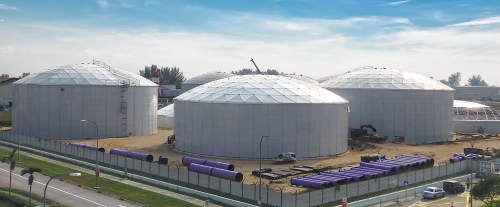 Tank Connection Bolted RTP Liquid Storage Tank