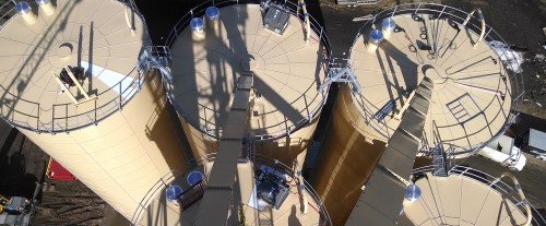 Tank Connection Frac Sand Storage Tank