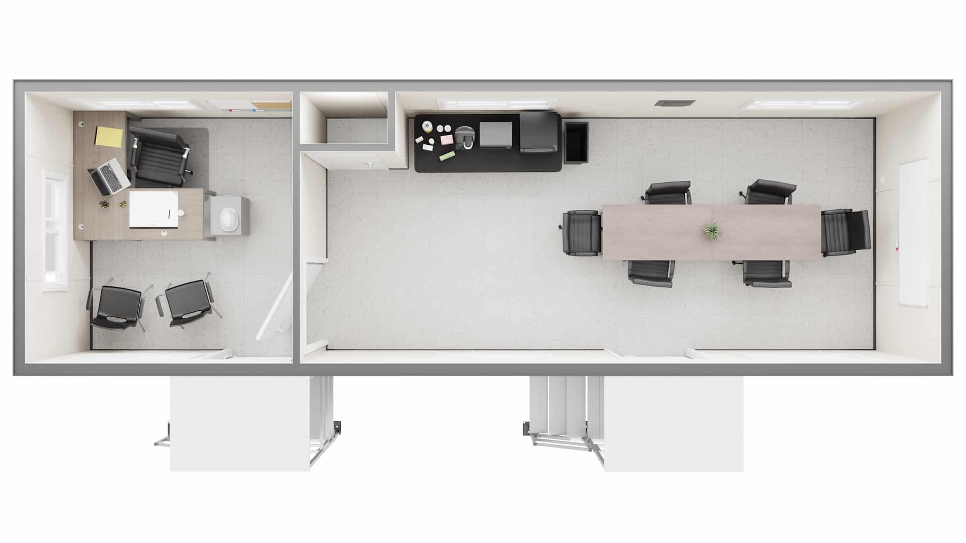 Triumph Modular 10x36 Mobile Office Trailer