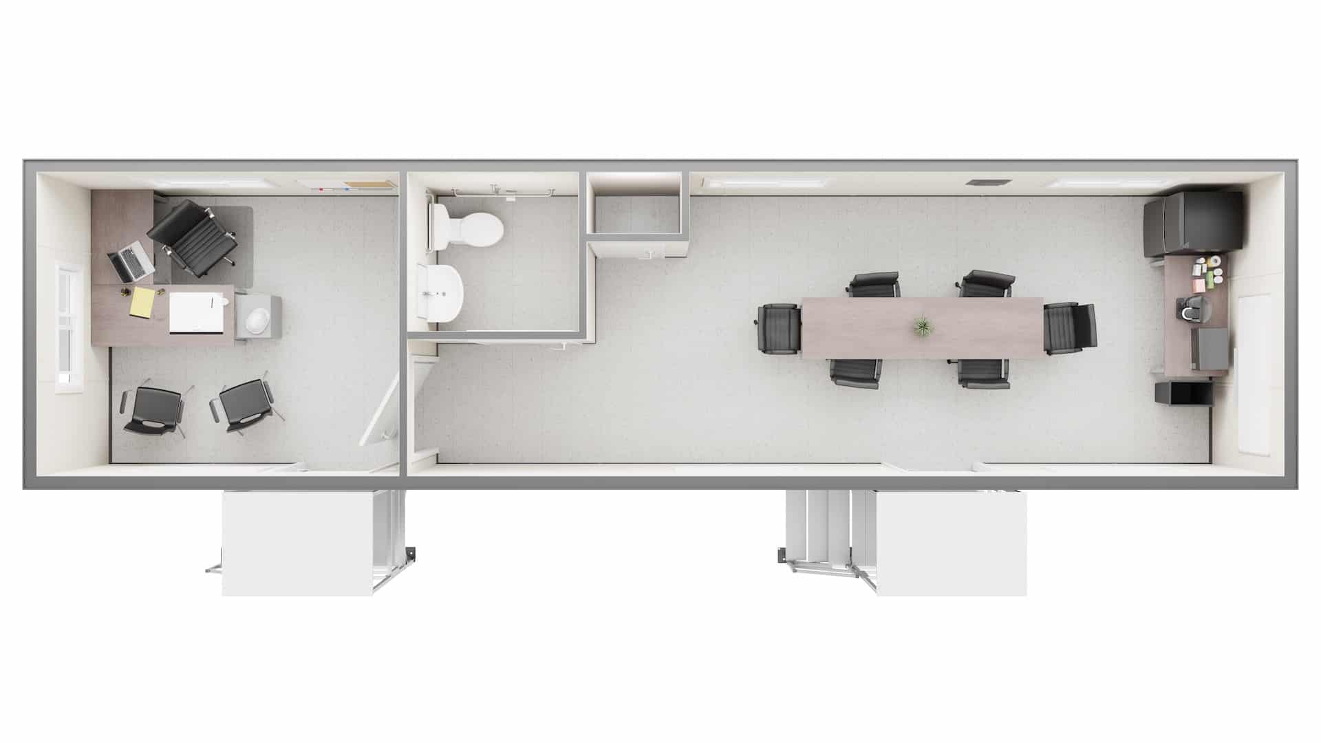 Triumph Modular 10x44 Mobile Office Trailer