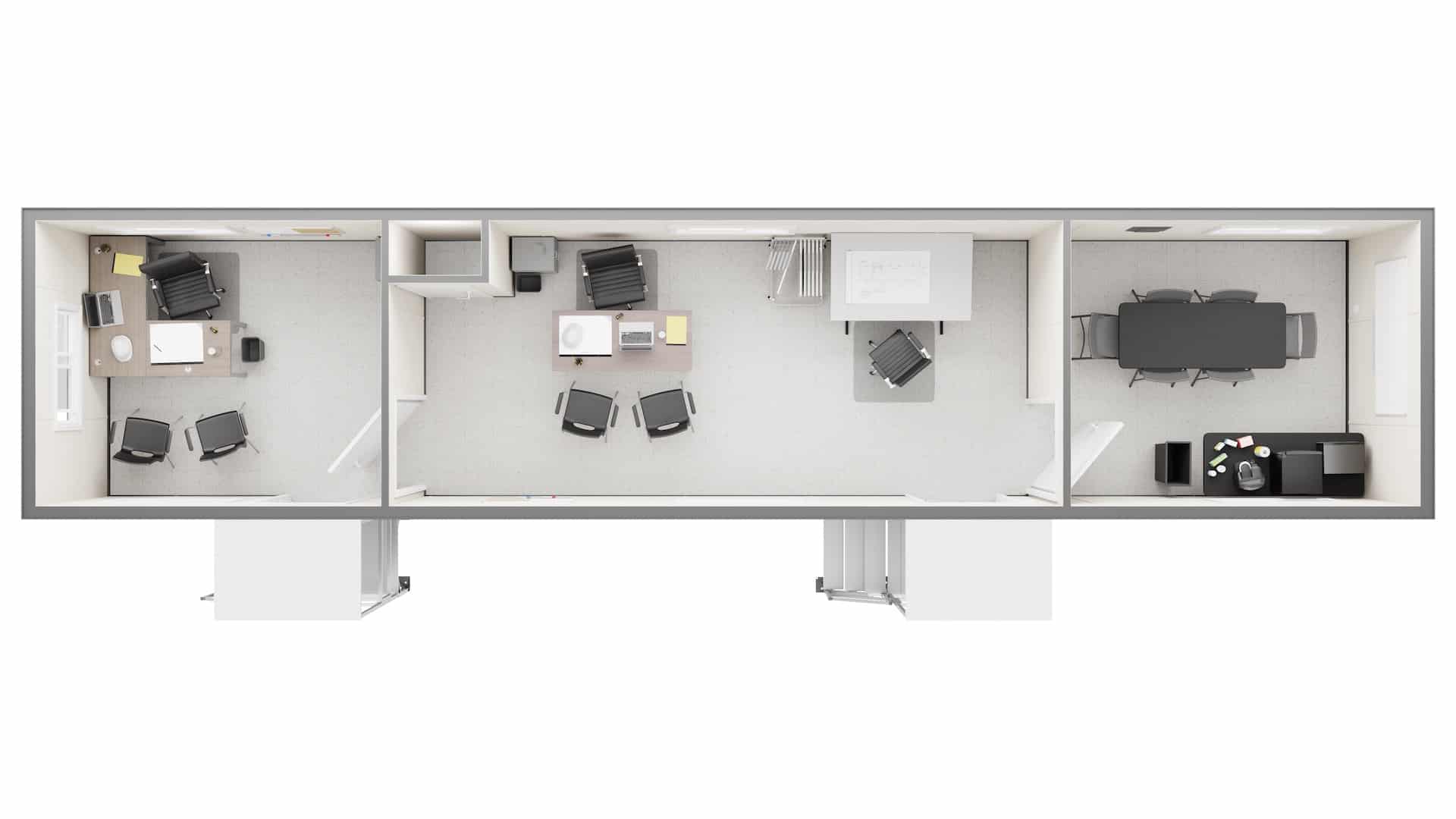 Triumph Modular 10x50 Mobile Office Trailer