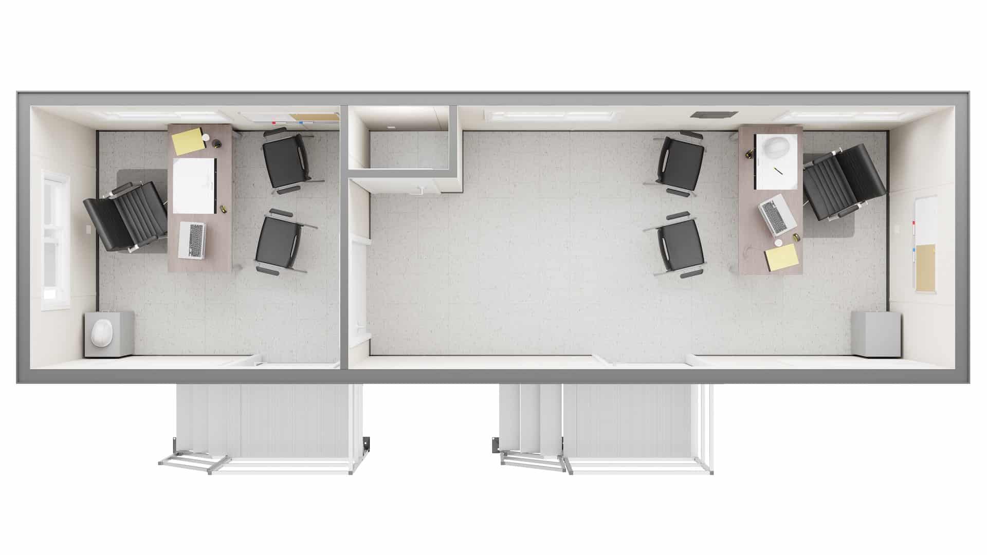 Triumph Modular 8x32 Mobile Office Trailer